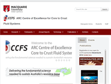 Tablet Screenshot of ccfs.mq.edu.au