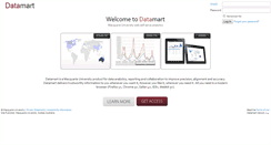 Desktop Screenshot of datamart.mq.edu.au