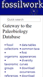 Mobile Screenshot of paleodb.science.mq.edu.au