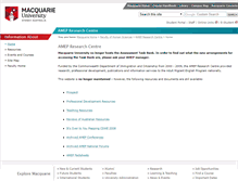 Tablet Screenshot of ameprc.mq.edu.au