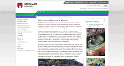 Desktop Screenshot of marinescience.mq.edu.au
