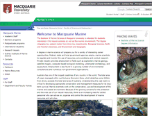 Tablet Screenshot of marinescience.mq.edu.au