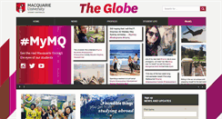 Desktop Screenshot of globe.international.mq.edu.au