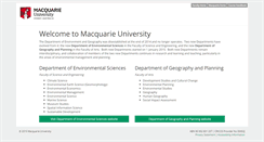 Desktop Screenshot of envirogeog.mq.edu.au