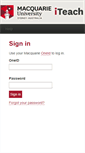 Mobile Screenshot of iteach.mq.edu.au