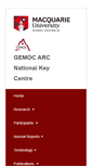 Mobile Screenshot of gemoc.mq.edu.au