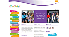 Desktop Screenshot of kidsandtraffic.mq.edu.au