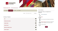 Desktop Screenshot of libguides.mq.edu.au
